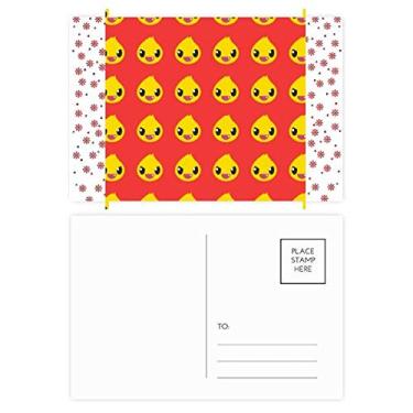 Imagem de Dinosaur Kingdom Love You Christmas Flower Celebration Cartão postal Blessing Mailing Card