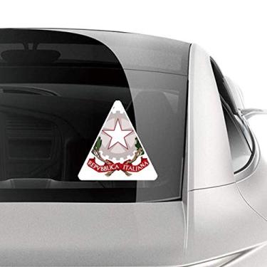 Imagem de DIYthinker Adesivo de carro com emblema nacional da Itália Europa