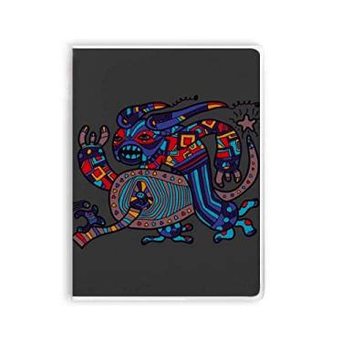 Imagem de Diário de capa macia para notebook de monstro do universo e alienígena