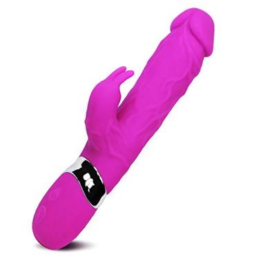 Imagem de Vibrador com estimulador clitoriano Ponto G 8 Vibrações Estimulador Clitoriano