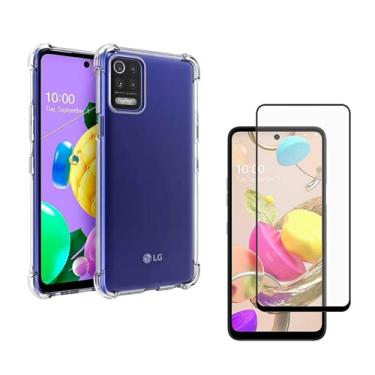 Imagem de Kit Capinha Anti Shock + Película Vidro 3D 9D Compatível LG K52