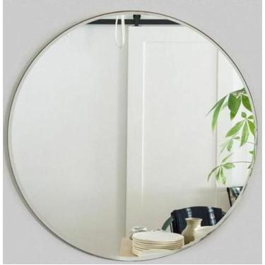 Imagem de Espelho Redondo Lapidado Autoadesivo Dupla Face 60cm - Woodglass