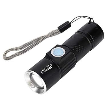 Imagem de Lanterna, lanterna ultravioleta à prova de umidade, com plugue de carregamento oculto à prova de queda para detecção de agente fluorescente Verificação de moeda, Jades