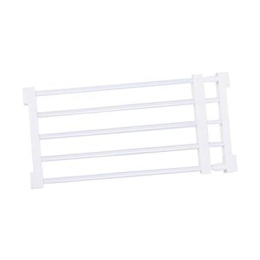 Imagem de Cerca para animais de estimação, protetor de portão expansível, portátil, retrátil, portão para cachorro, portão para jardim, pátio, 56 a 100cm x 24cm Branco