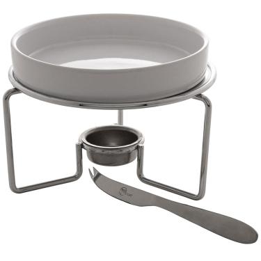 Imagem de Conjunto Rechaud para Queijo Wolff Gourmet Brie 26373 - 3 Peças 