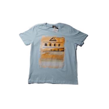 Imagem de Camiseta Reef Masculina Azul Paisagem