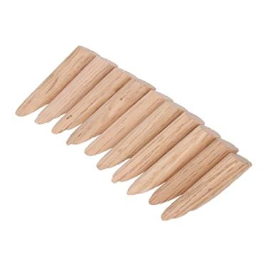 Imagem de Conjunto de Gabarito de Cavilha de Madeira de 9,5 Mm, 50 Peças, Acessório para Gabarito de Bolso, Carpintaria, Artesanato, Material de Madeira (Carvalho)