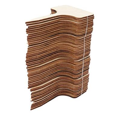 Imagem de 50 peças TShape Etiqueta de planta de madeira etiqueta de placa de planta em vaso de sementes ferramenta de flores herbais para etiquetas de plantas de jardim