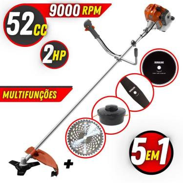 Imagem de Roçadeira Tekna 52cc RL520AC-TK Multifunções de Lâminas de Corte Com Faca 3 Pontas, Fac...