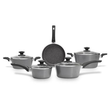 Imagem de Conjunto de Panelas 5 Peças Ceramic Life Optima Stone Brinox