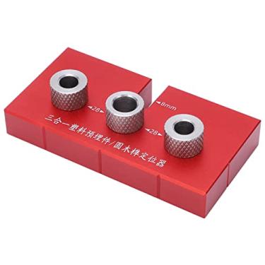 Imagem de Gabarito para Cavilhas de Madeira Kit de Gabaritos para Cavilhas Autocentrantes Marcenaria Carpintaria Guia de Perfuração de Furos para Cavilhas Ferramenta Localizadora de