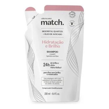 Imagem de Refil Shampoo Match Hidratação E Brilho 250 Ml - O Boticário