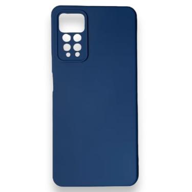 Imagem de Capa Capinha Case Silicone Compatível Xiaome Redmi Note 12 Pro 4G / Note 11 Pro 4G 5G Silicone Aveludada (Azul Escuro)