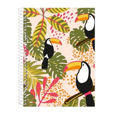 Imagem de Caderno Colegial Capa Dura Tropícal Tucano Rosa 20 Mat