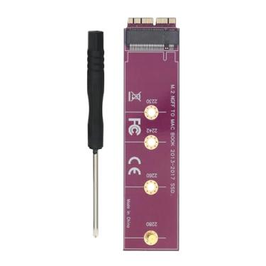 Imagem de suckoo Para MacBook Air Pro 2013-2017 A1465 A1466 A1398 A1502 12 + 16 pinos para NVME M-Key M.2 PCI-E 4.0 3.0 SSD disco rígido 2230 2242 2260 2280 adaptador placa de expansão conversor de atualização