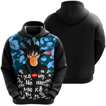 Imagem de Blusa Moletom Sublimação Blusão Full Print com Capuz Anime Novidade-Unissex