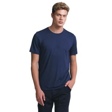 Imagem de insider - Camiseta masculina Tech – antiodor, básica de manga curta, camisa de treino, camisas atléticas para homens, secagem rápida, Azul, PP