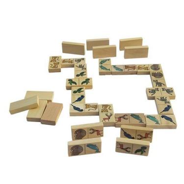 Imagem de Dominó Madeira Animais Brasileiros Em Extinção, Da Fábrika