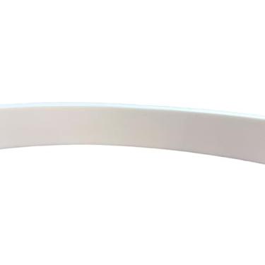 Imagem de Moldura Painel Ripado Rodameio Eva Autocolante Liso 3,5cmx5mm 20 Metros (Branco)