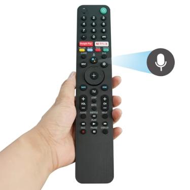 Imagem de Controle remoto de substituição universal de voz compatível com Sony Android 4K Ultra HD LED Internet KD XBR Series UHD LED 43 48 49 55 65 75 85 77 85 98 polegadas TV