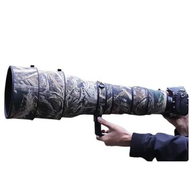 Imagem de CHASING BIRDS Capa protetora de lente impermeável camuflada para Nikon AF-S 600 mm F4 G ED VR capa protetora de lente à prova de chuva (camuflagem palheta, com TC de 1,4 X (TC-14E III))