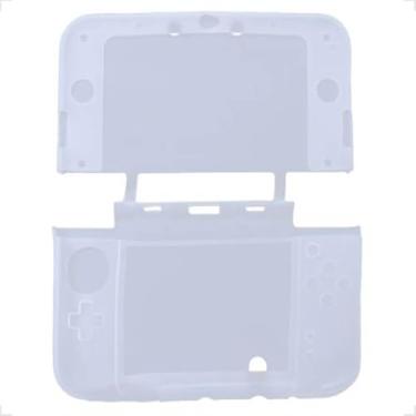 Imagem de Case Capa Protetora De Silicone Gel Lavável Compatível Para Nintendo New 3DS (BRANCO)