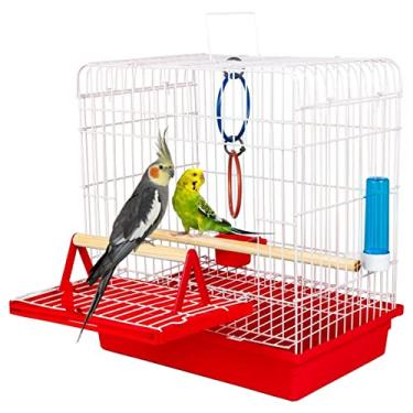 Imagem de JEL PLAST GAIOLA CALOPSITA JÚNIOR - VERMELHA, PEQUENO