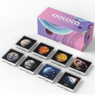 Imagem de POCOCO Planeta Imersivo Série Discos, Resolução 5K, Padrões Realistas, 8 Peças