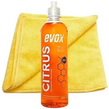 Imagem de Shampoo de carro Lavagem Citrus Toalha microfibra 40x60 cm - EVOX