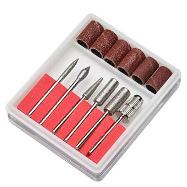 Imagem de 12 Pçs Brocas para Unhas Bandas de Lixa Kit de Lima Haste de 2,3 Mm Diâmetro Cabeça de Moagem Polimento Máquina de Moldar Ferramenta Rotativa (Cores sortidas)
