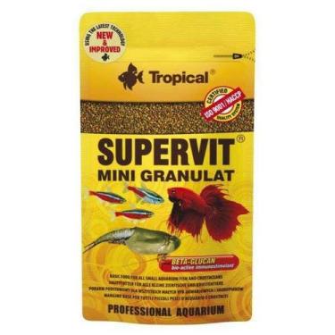 Imagem de Alimento para Peixe Tropical Supervit Mini Granulado - 10g