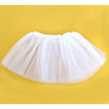 Imagem de Saia de Tule Infantil Branco - Abrakadabra, Unica, U
