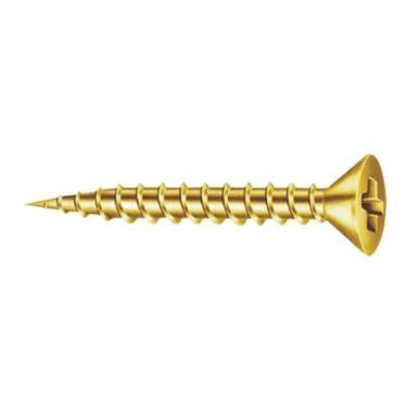 Imagem de Parafuso Madeira Chipboard Cabeça Chata 6,0 x 70mm Caixa 200pc        