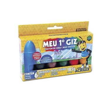 Imagem de Giz De Cera Meu Primeiro Giz Acrilex