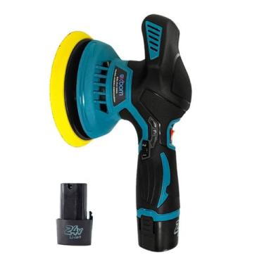 Imagem de Máquina de Polir Carros Recarregável bateria 24v Com Acessórios Úteis 