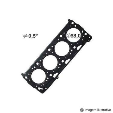 Imagem de Junta Cabeçote Aço Inox 0.50mm VW Gol Saveiro Parati At Vht Mi Turbo 1