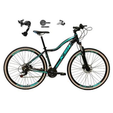 Imagem de Bicicleta Feminina 29 Ksw Mwza Câmbio Traseiro Shimano Alívio e Altus 