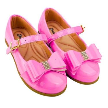 Imagem de Sapatilha Infantil Menina Boneca Verniz Confortavel SPT-510 - Drinity,