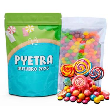 Imagem de Kit Festa Com 5 Saquinhos Em Pé 12x19cm Vários Temas - Mundo da Bina, 