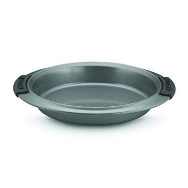 Imagem de Anolon Assadeira antiaderente avançada / Forma de bolo antiaderente, redonda - 22,7 cm, cinza