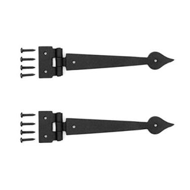 Imagem de Par de Ferro Dobradiça para Porta Embutir Lança 7 3/8" H | Renovador Supply