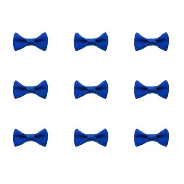 Imagem de Tupalizy Mini laços de fita de cetim pequenos laços artesanais de tecido de costura para decoração de Natal gravatas borboleta sacos de presente caixas cartões de convite de saudação lembrancinha de