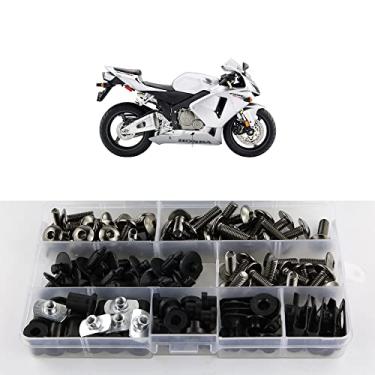 Imagem de Xitomer Acessórios para Motocicleta Total Parafusos de Carenagem Kits Arruela Fixador para Honda CBR600RR 2003 2004 2005 2006xitomer preto FBT00404