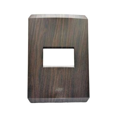 Imagem de Placa Horizontal 1 Posto 4x2 Wengue Step - ABB