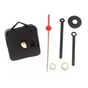 Imagem de Máquina Relógio Parede Quartz 17mm Ponteiros Grandes 2pcs - AGV Criaçõ