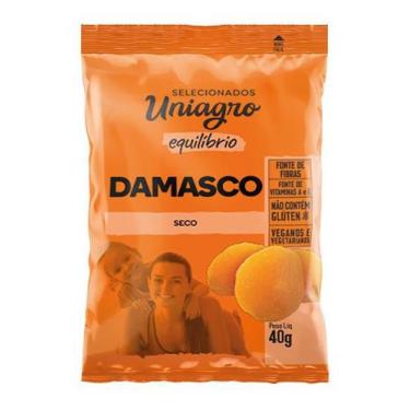 Imagem de Damasco seco uniagro sachê 40g