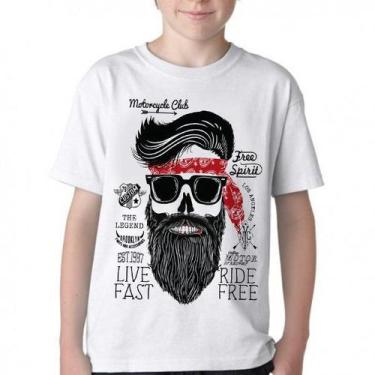 Imagem de Camiseta Infantil ou adulto Moto Cycle Club  Blusa Criança todos taman