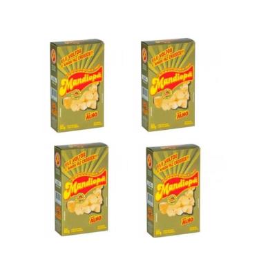 Imagem de Mandiopã kit c/4 Alho 80 Gramas cada Mandiopan o Legitimo