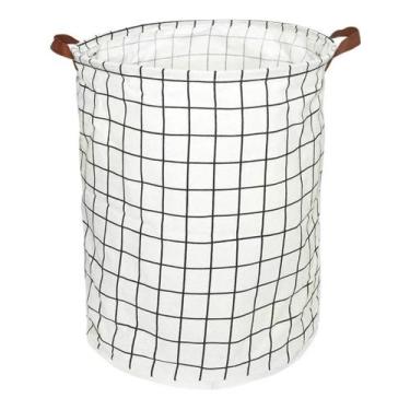 Imagem de Cesto Organizador Roupa Suja Brinquedos Dobrável  60 litros vários mod