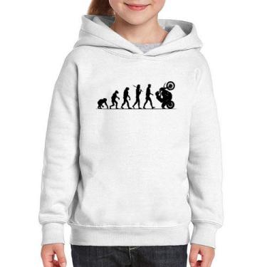 Imagem de Moletom Infantil Evolução do Grau XT 660 - Foca na Moda, Branco, 10